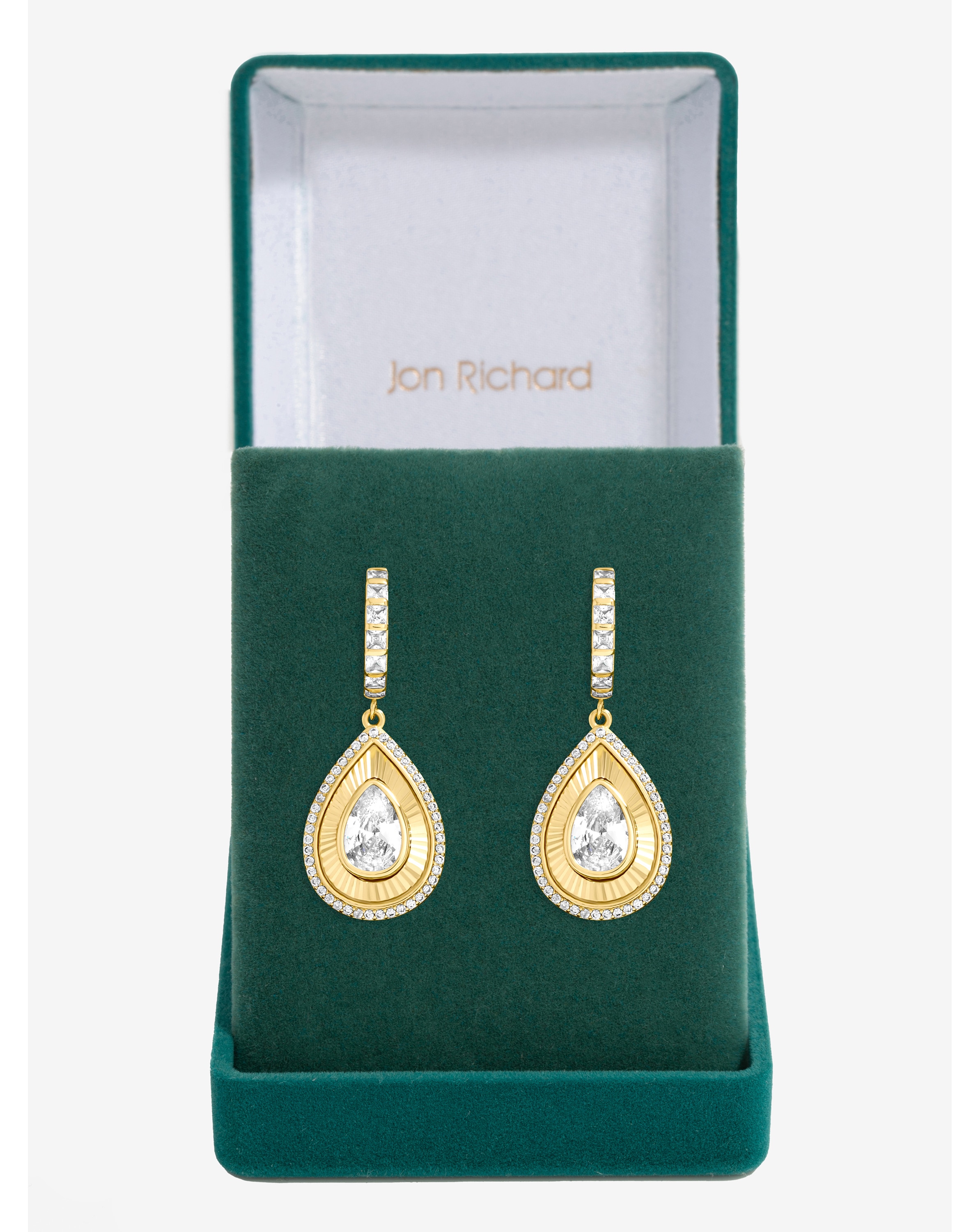 New In - Gold Plated Peardrop Earrings