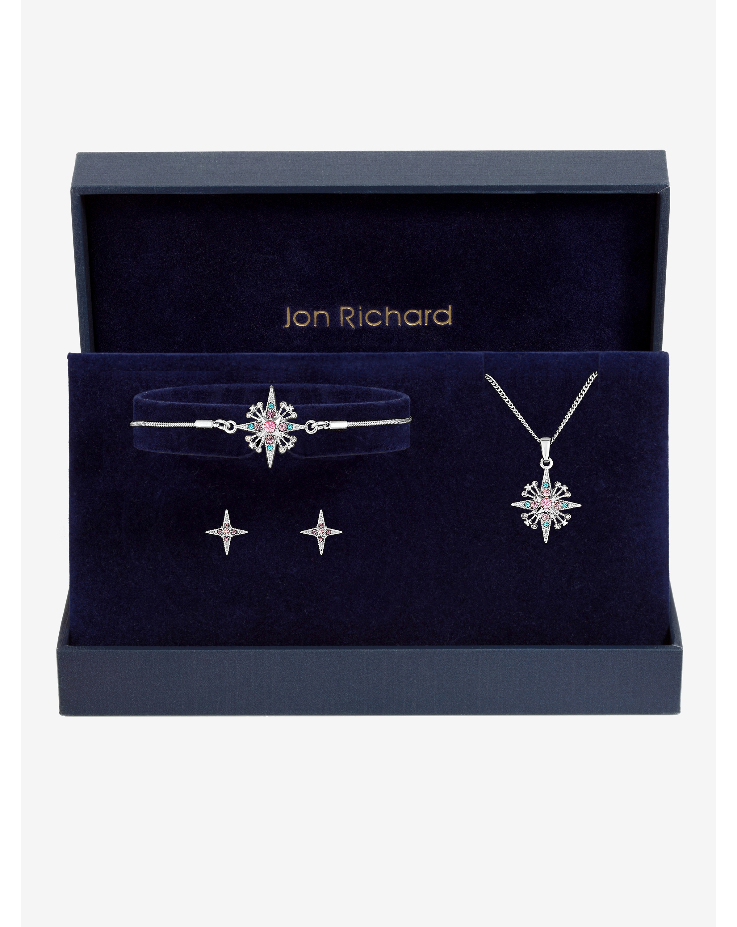 New In - Silver Plated Star Trio Set - Gift Box