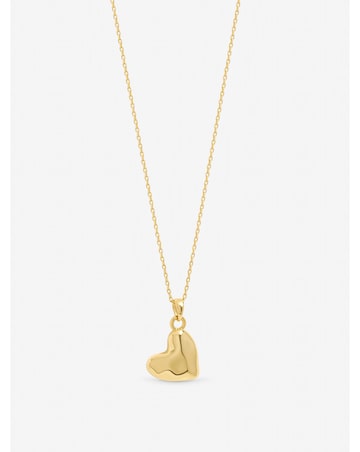 Inicio Gold Plated Molton Heart Small Pendant - Gift Pouch