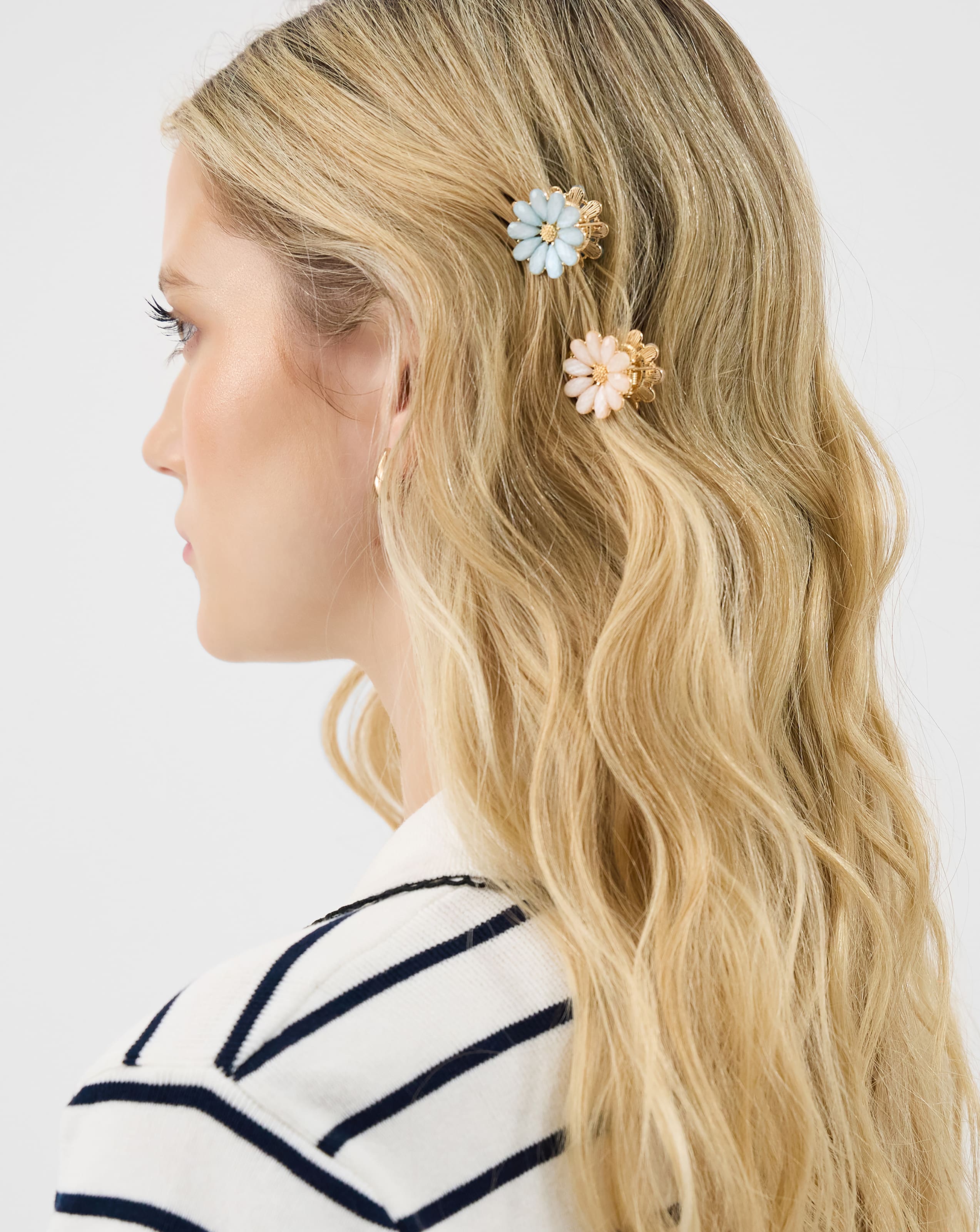 New In - Accessorize Mini Gemstone Claw Clips