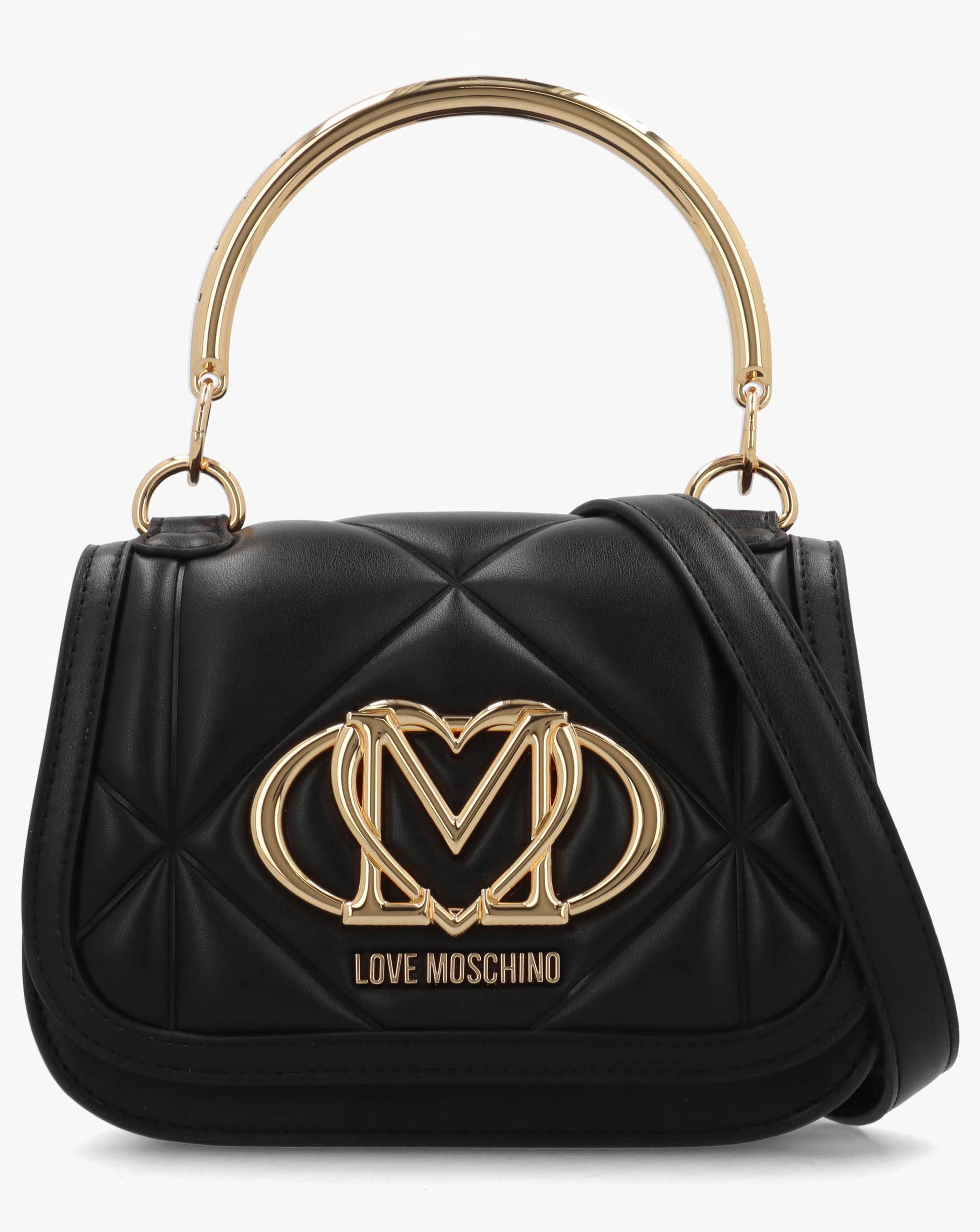 New In - Love Moschino Quilted Black Shoulder Bag