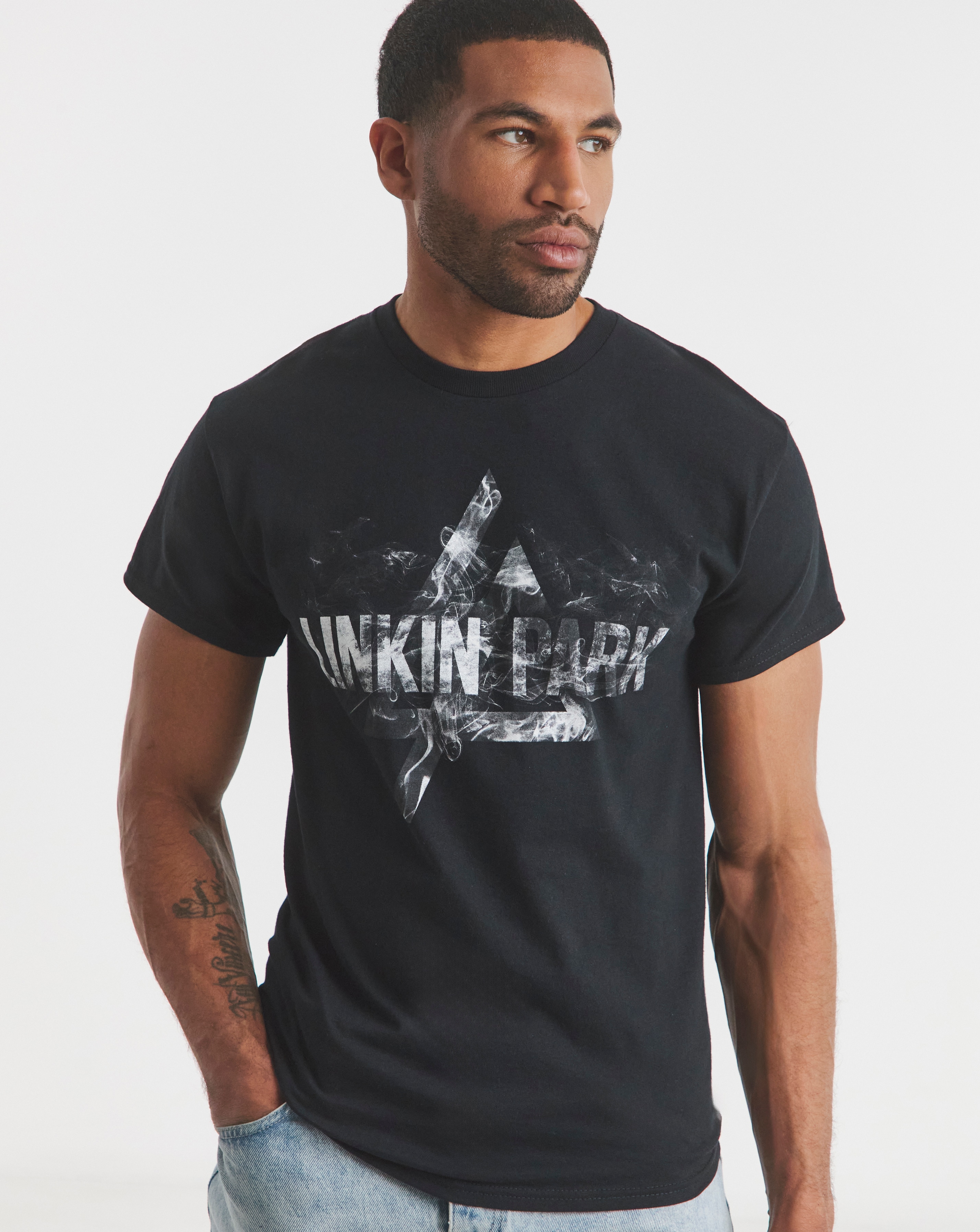 Linkin Park Graphic Band T-Shirt - Black