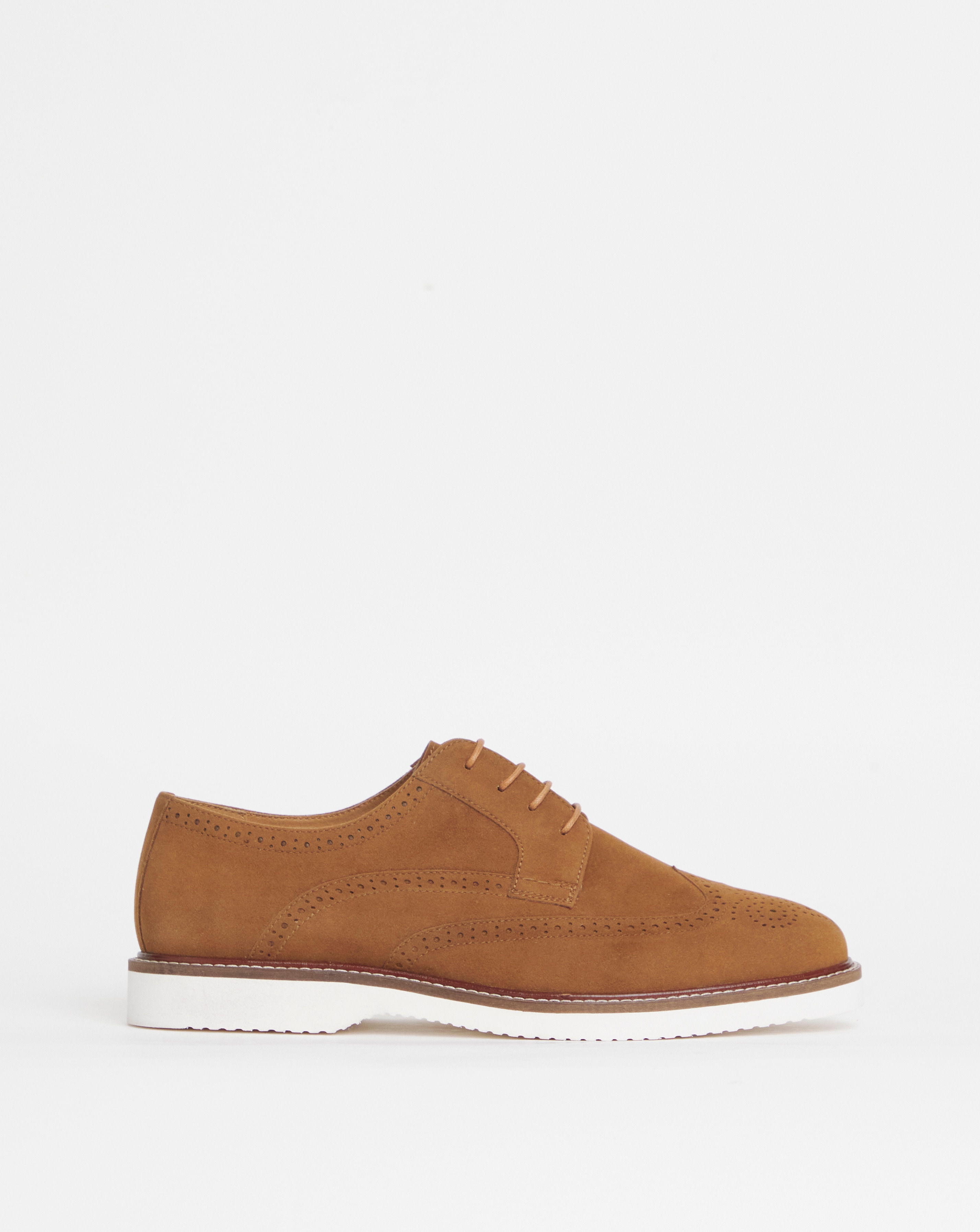 Brogue Detail Casual Derby Wide