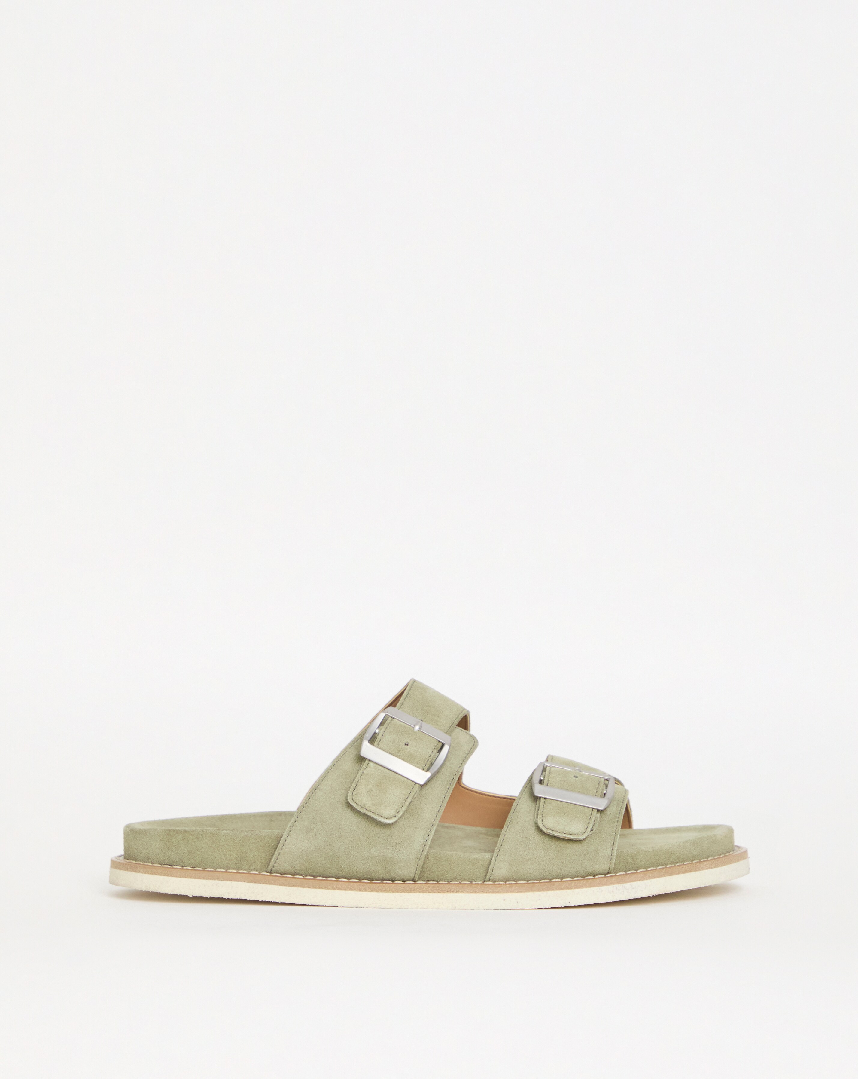 Folio Suede Buckle Sandal Standard Fit