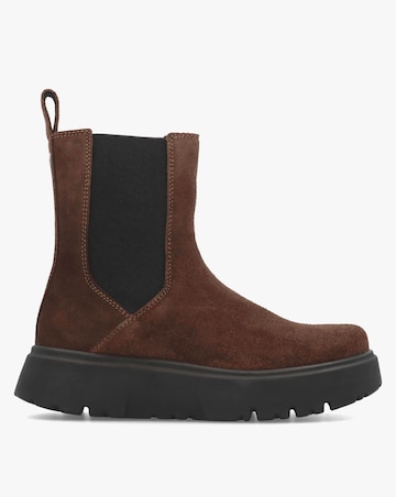 Birkenstock x Papillio Theda Brown Suede Chelsea Boots Narrow Width