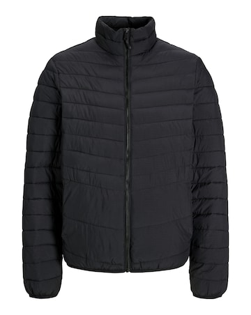 Jack & Jones State Packable Puffer Coat - Black