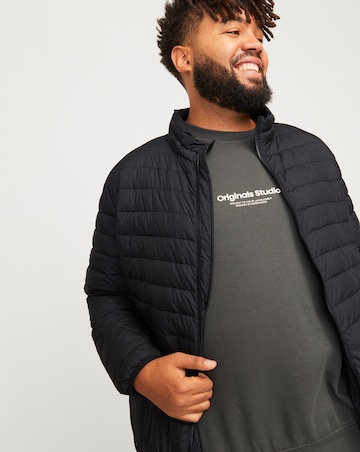 Jack & Jones State Packable Puffer Coat - Black