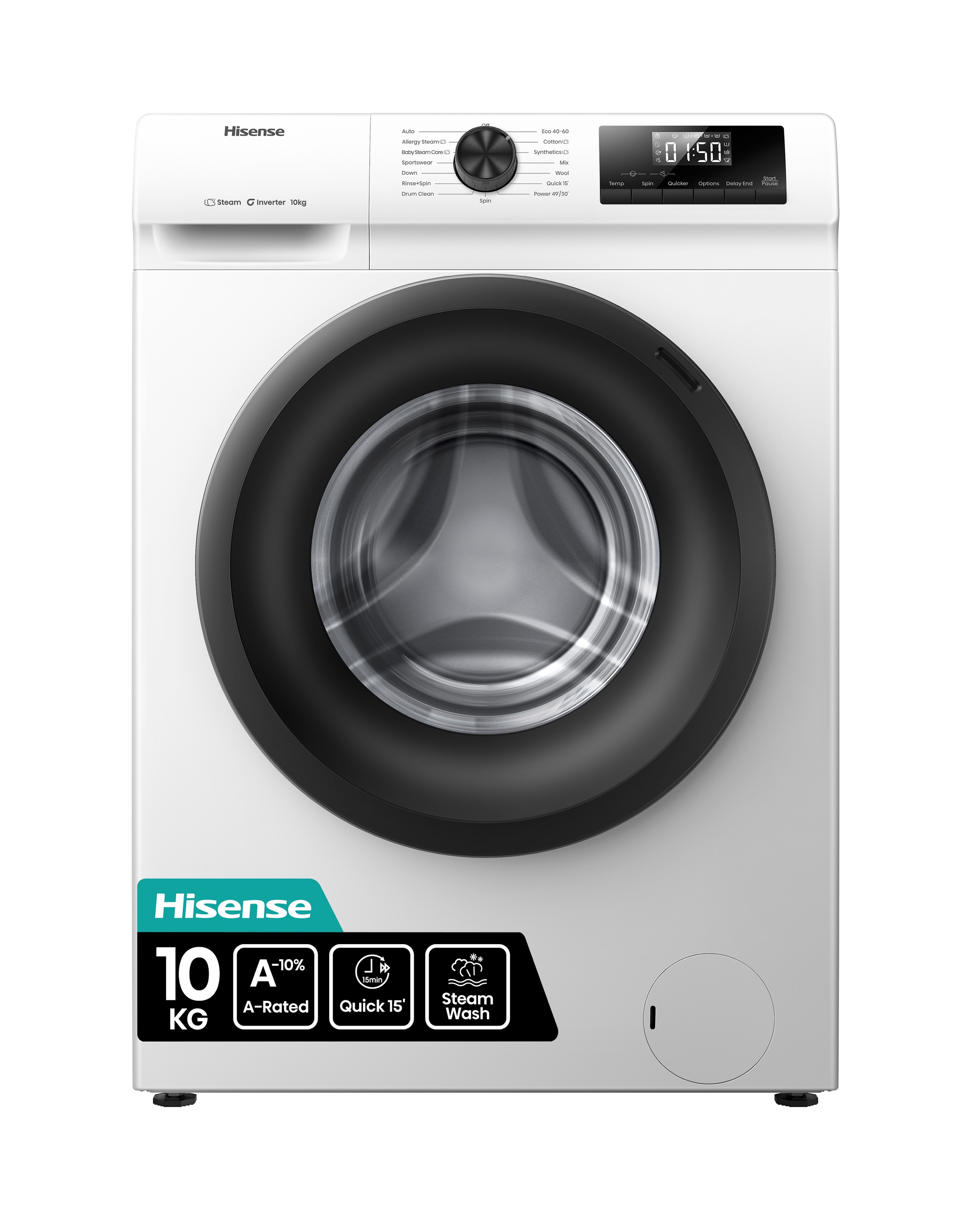 Hisense WF1Q1041BW 10kg Washing Machine