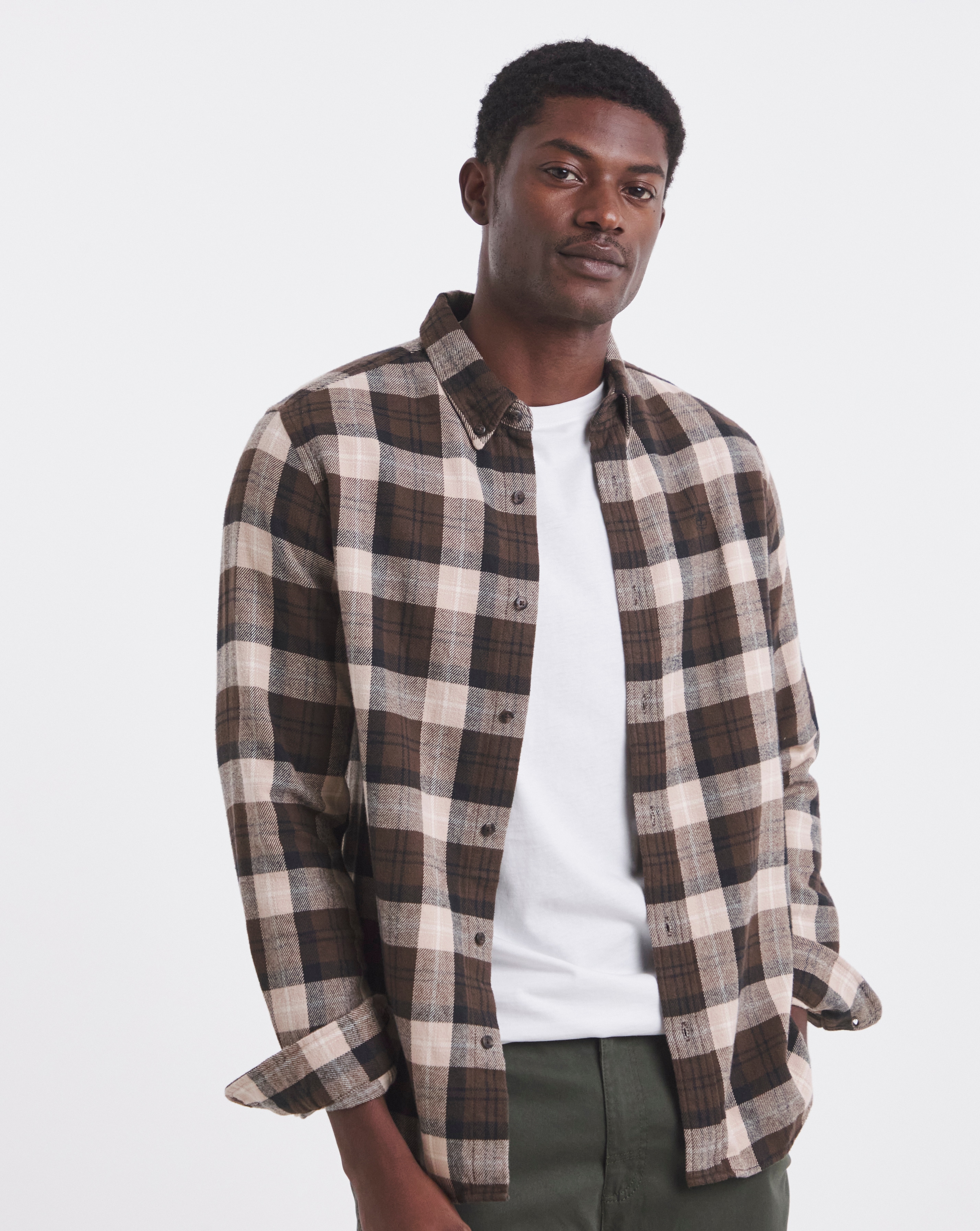 New In - Timberland Mid-Weight Flannel Shirt