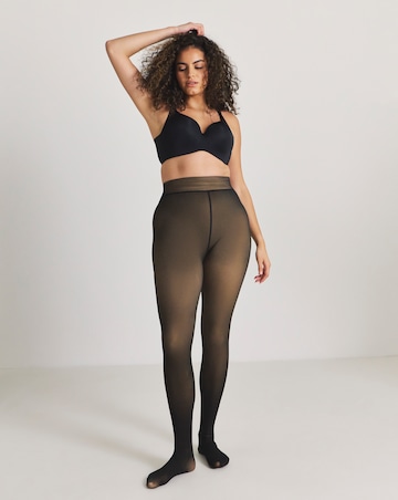 MAGIC Bodyfashion Fleece Lined Tights Black