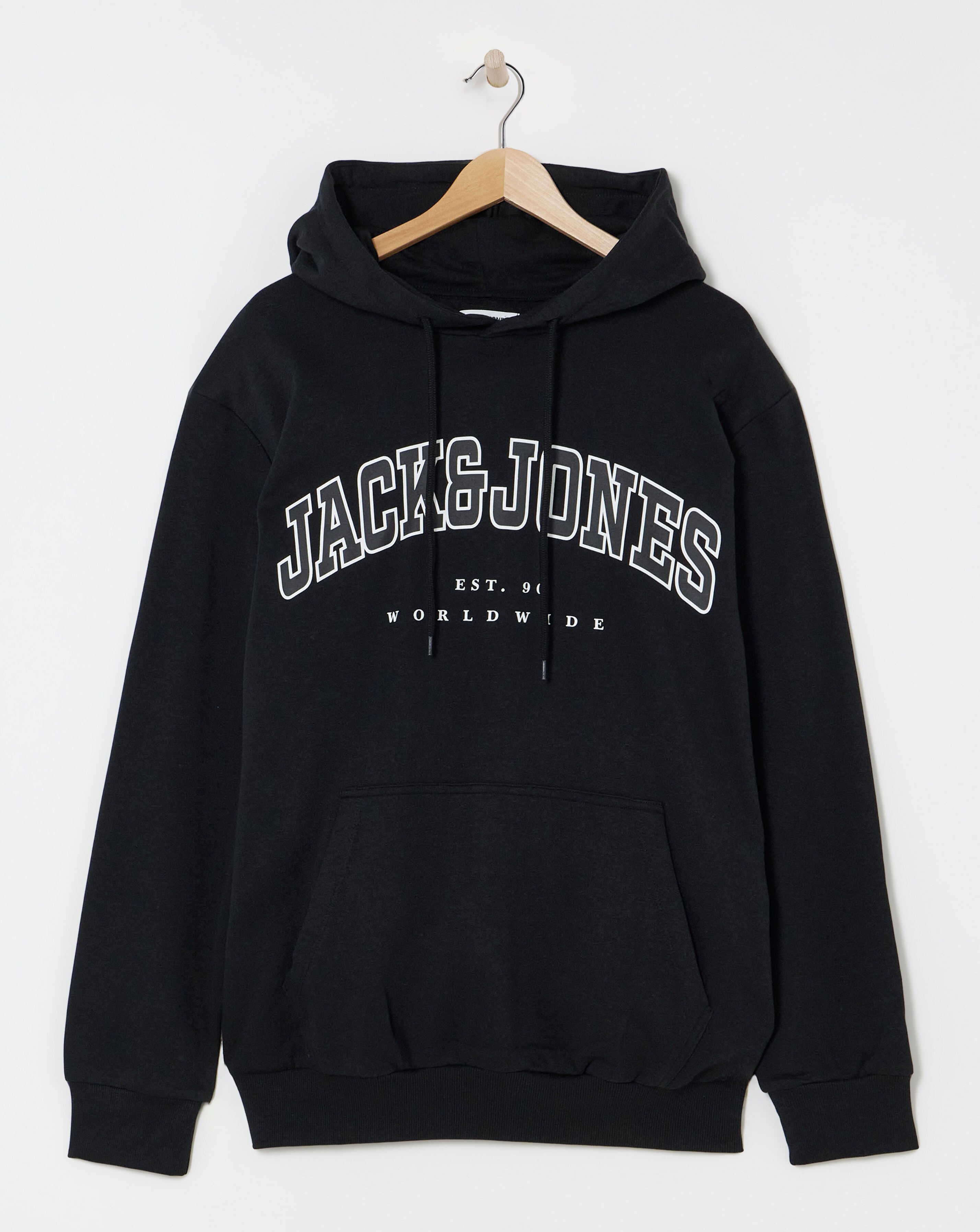 Jack & Jones Caleb Varity Hoodie - Black