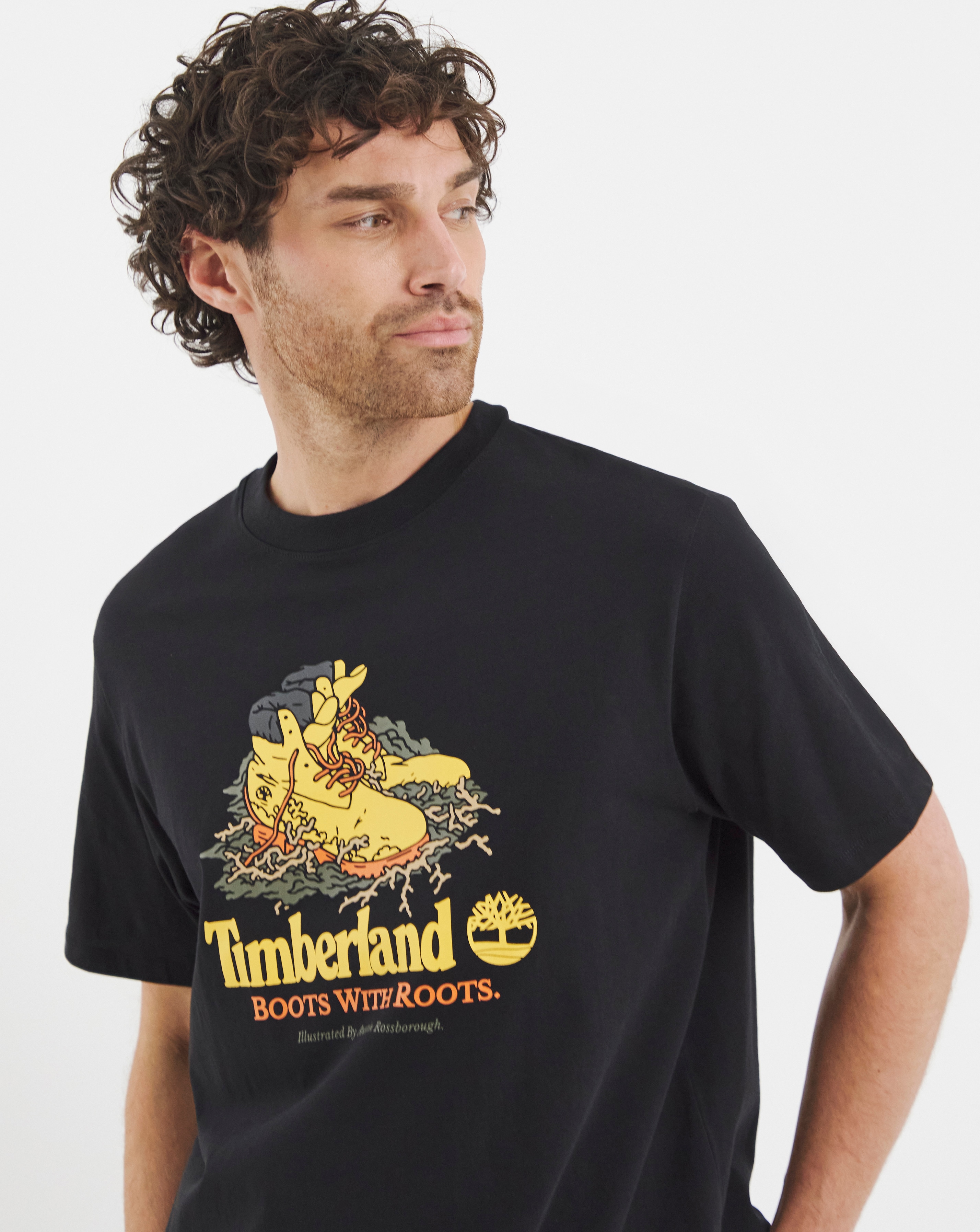 Timberland Boot Graphic T-Shirt - Black