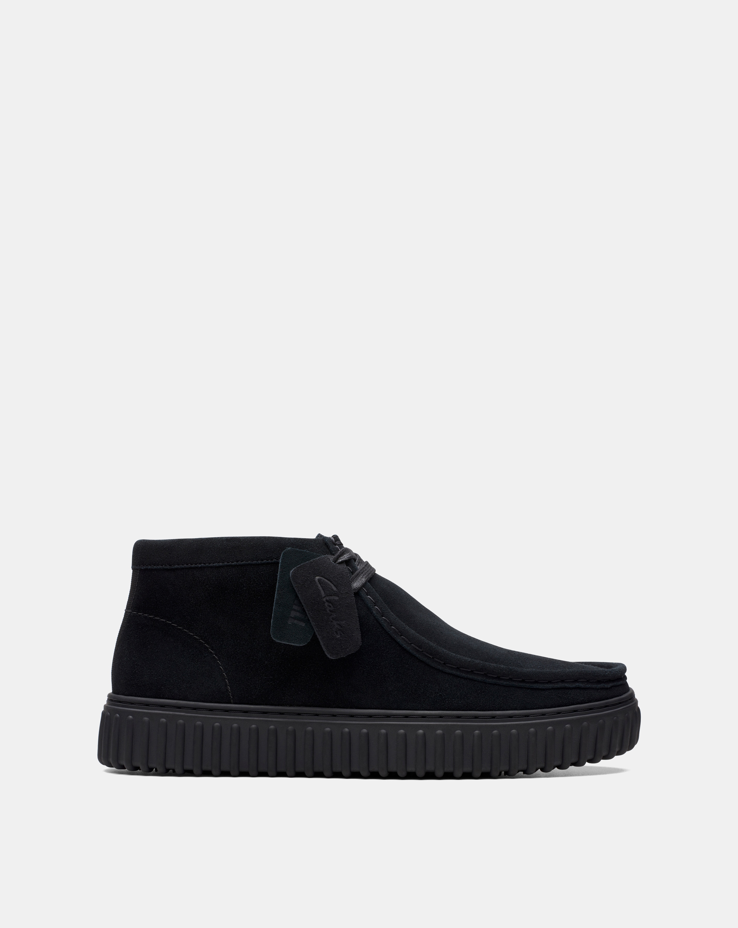 Clarks Suede Torhill Boots - Black