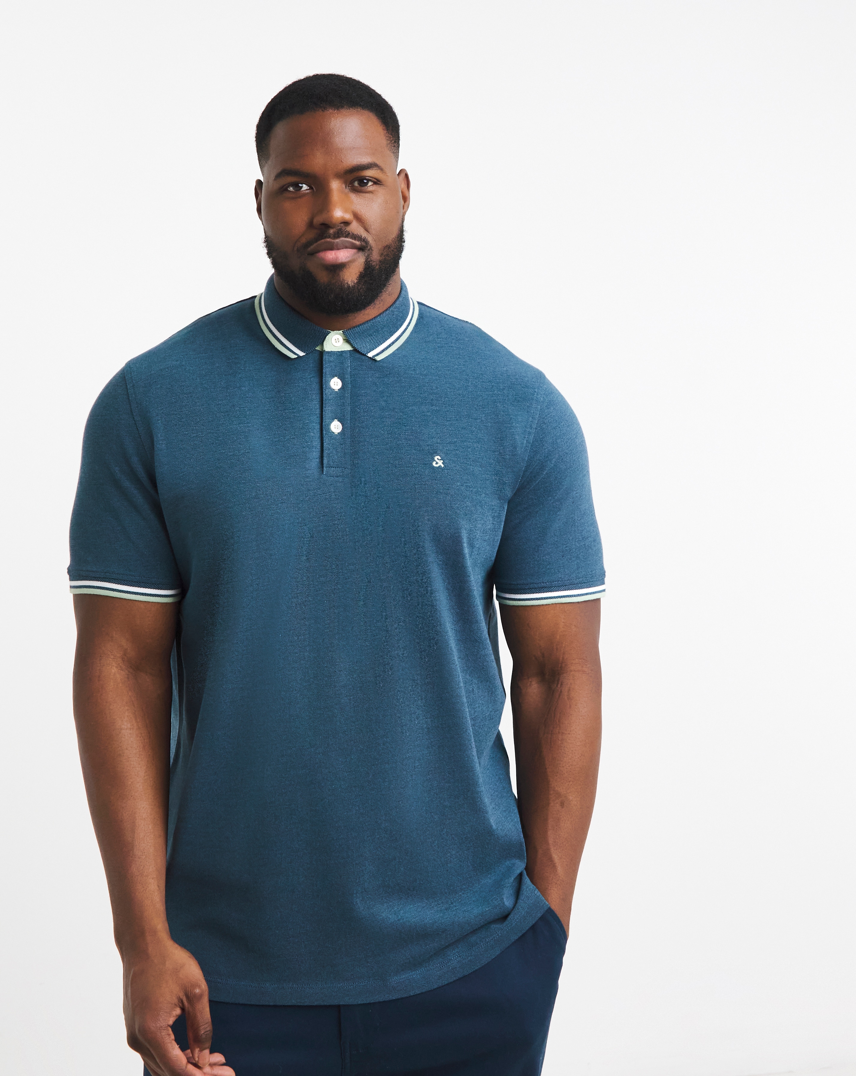 Jack & Jones Premium Paulos Polo - Blue