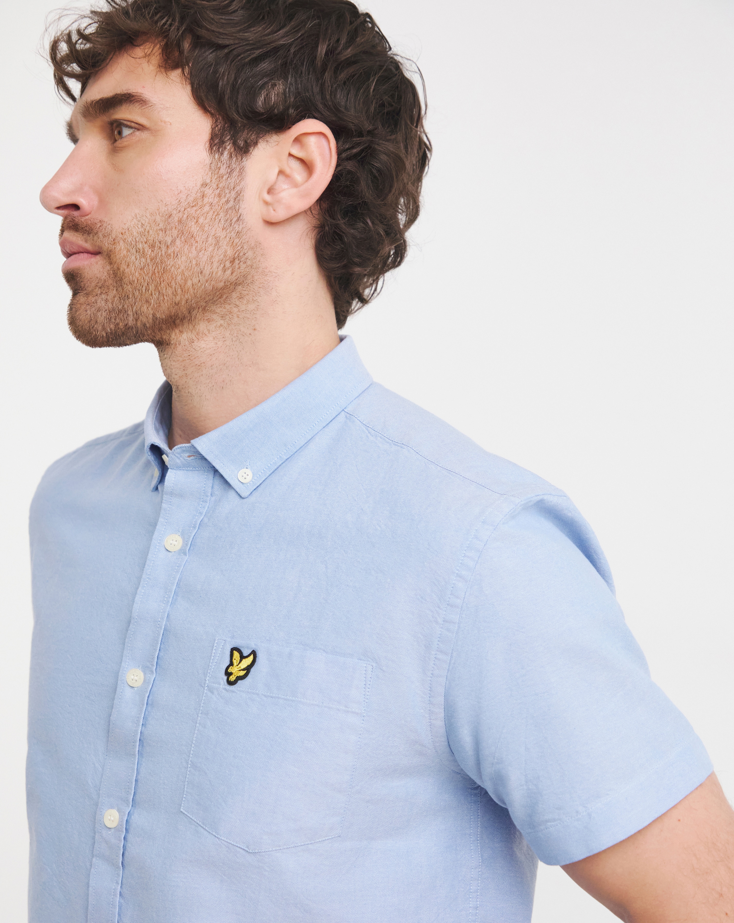 Lyle & Scott Blue Oxford Shirt