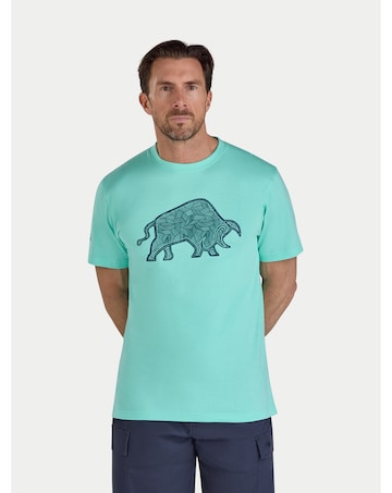 Raging Bull High Build Geo Bull T-Shirt Mint