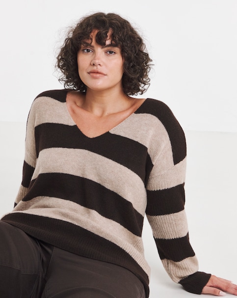 New In - Sponge Slouch V Neck Tunic