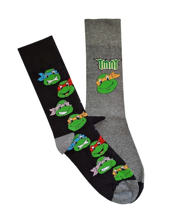 Mens 6pk Classic Cartoons Socks