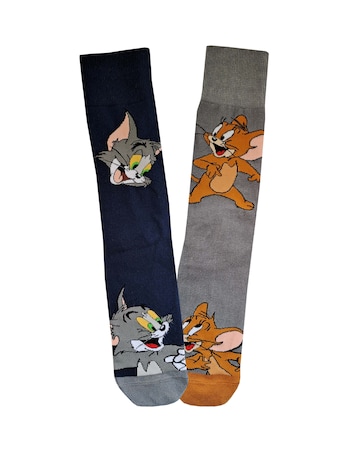 Mens 6pk Classic Cartoons Socks