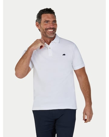 Raging Bull 3 Pack Organic Polo Claret/White/Denim
