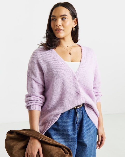 New In - Fluffy Boyfriend Cardigan
