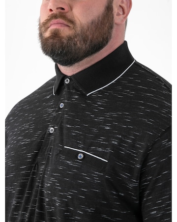 MURPHY-D555 Reno Polo With Jacquard Collar And Cuff With Chest Pocket
