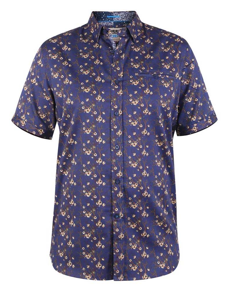 New In - D555 Kingston S/S Floral Print Shirt