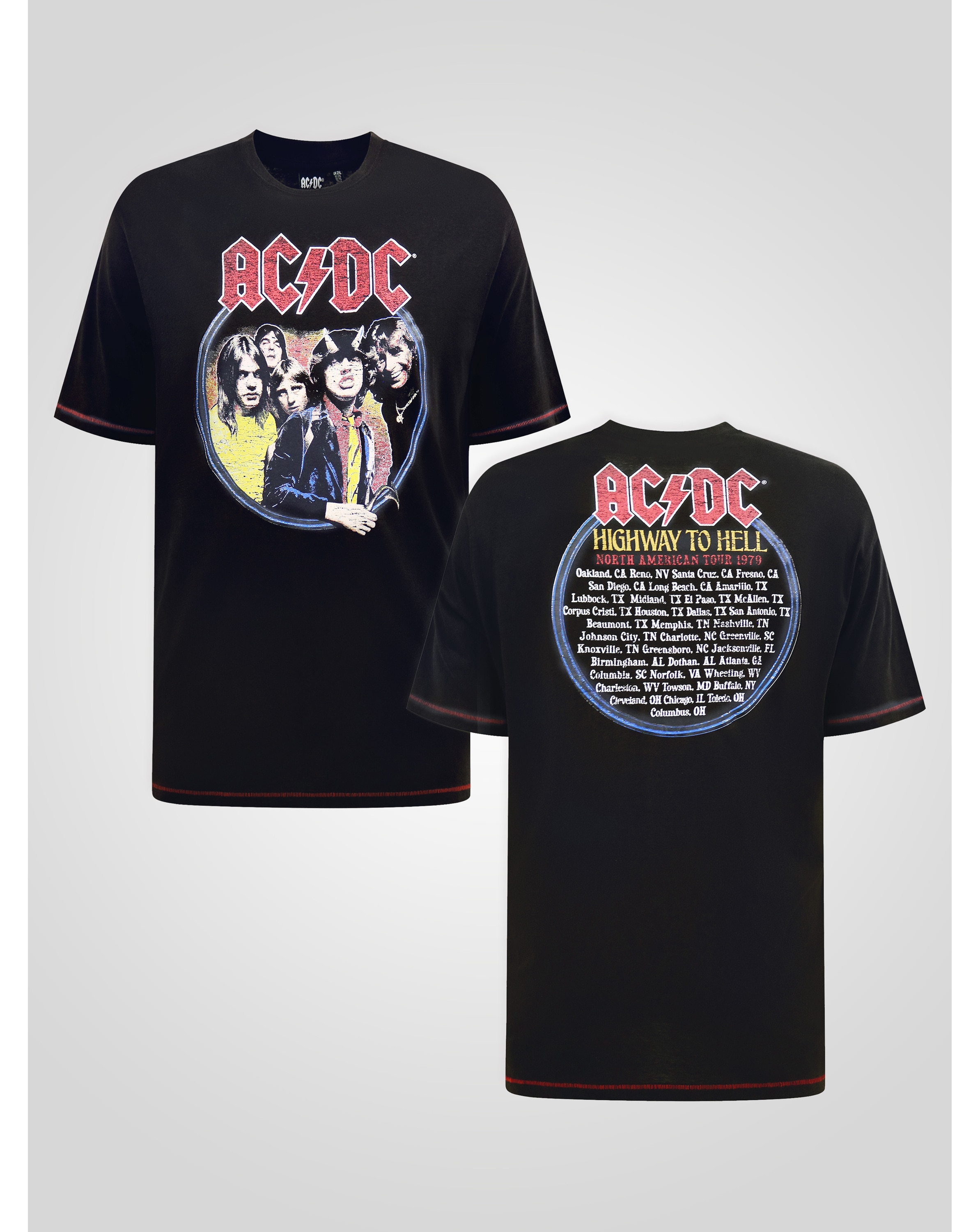New In - D555 Hugh Acdc Highway To Hell Tee