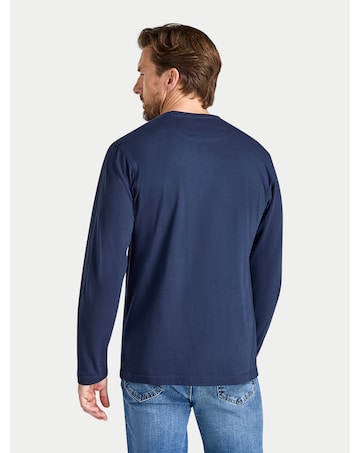 Raging Bull Classic L/S Organic T-Shirt Navy