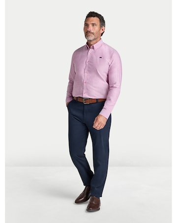 Raging Bull L/S Classic Oxford Shirt Red