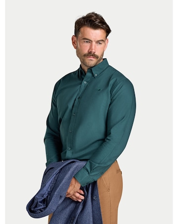 Raging Bull L/S Classic Oxford Shirt Forest