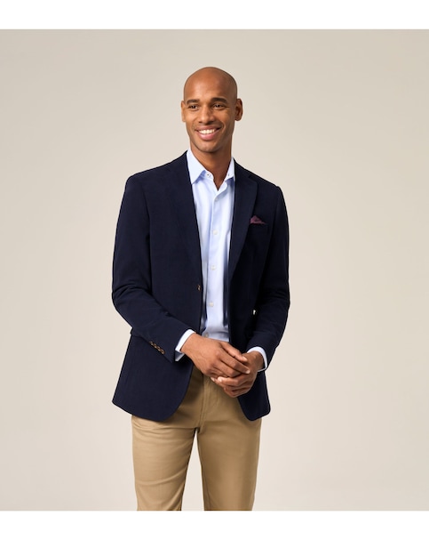 New In - Skopes Boyle Navy Corduroy Suit Jacket