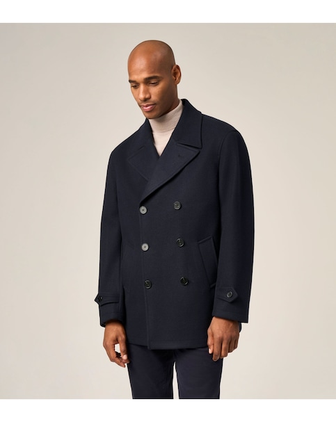 New In - Skopes Reeves Navy Double Breasted Coat