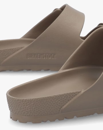 Birkenstock Arizona EVA Gray Taupe Two Bar Mules Narrow Width