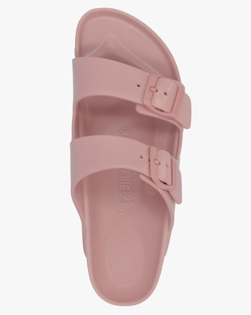 Birkenstock Arizona EVA Pink Clay Two Bar Mules Narrow Width