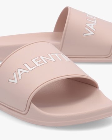 Valentino Bags Giada Pink Logo Sliders Standard Fit