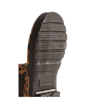 Hunter Original Chelsea Leopard Print Boot