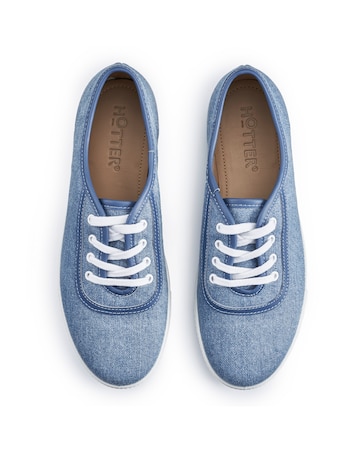 Hotter Mabel Wide Fit Canvas Lace-Up