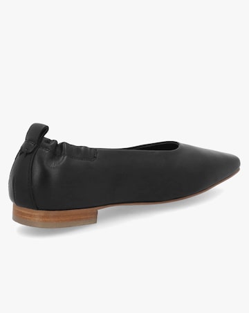 Radley Elm Grove Black Leather Ballet Pumps Standard Fit