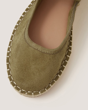 Monsoon Dede Faux Suede Espadrille Flats