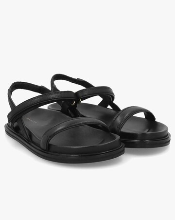 Radley Broadway Market Black Leather Sandals Standard Fit