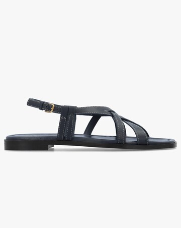 Radley Calvert Way Naval Leather Artisan Sandals Standard Fit