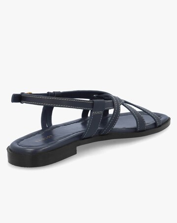 Radley Calvert Way Naval Leather Artisan Sandals Standard Fit