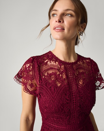 Monsoon Monica Lace Midi Dress