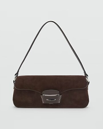 Mango Real Suede Western Shoulder Bag