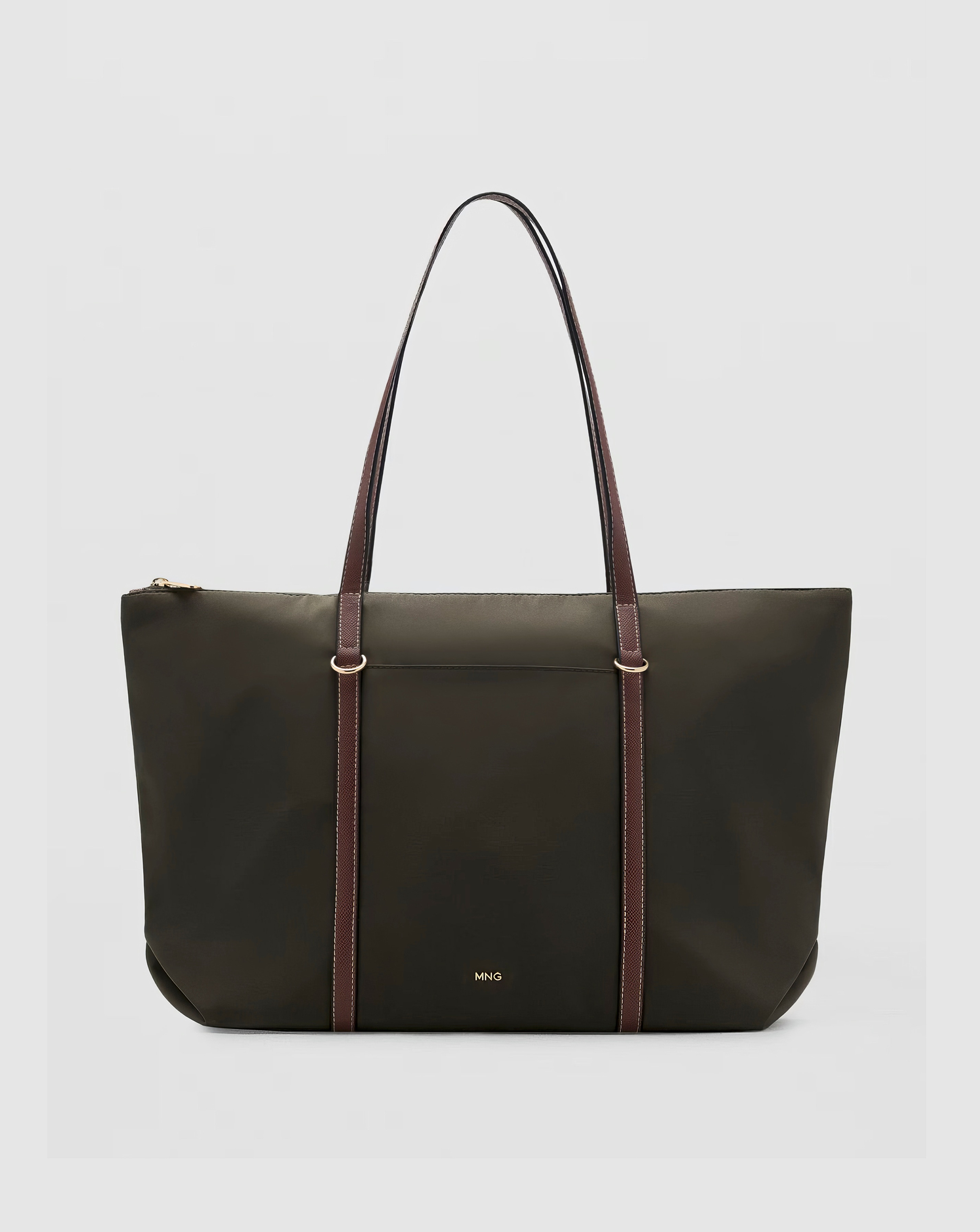 Mango Nylon Shopper Tote Bag