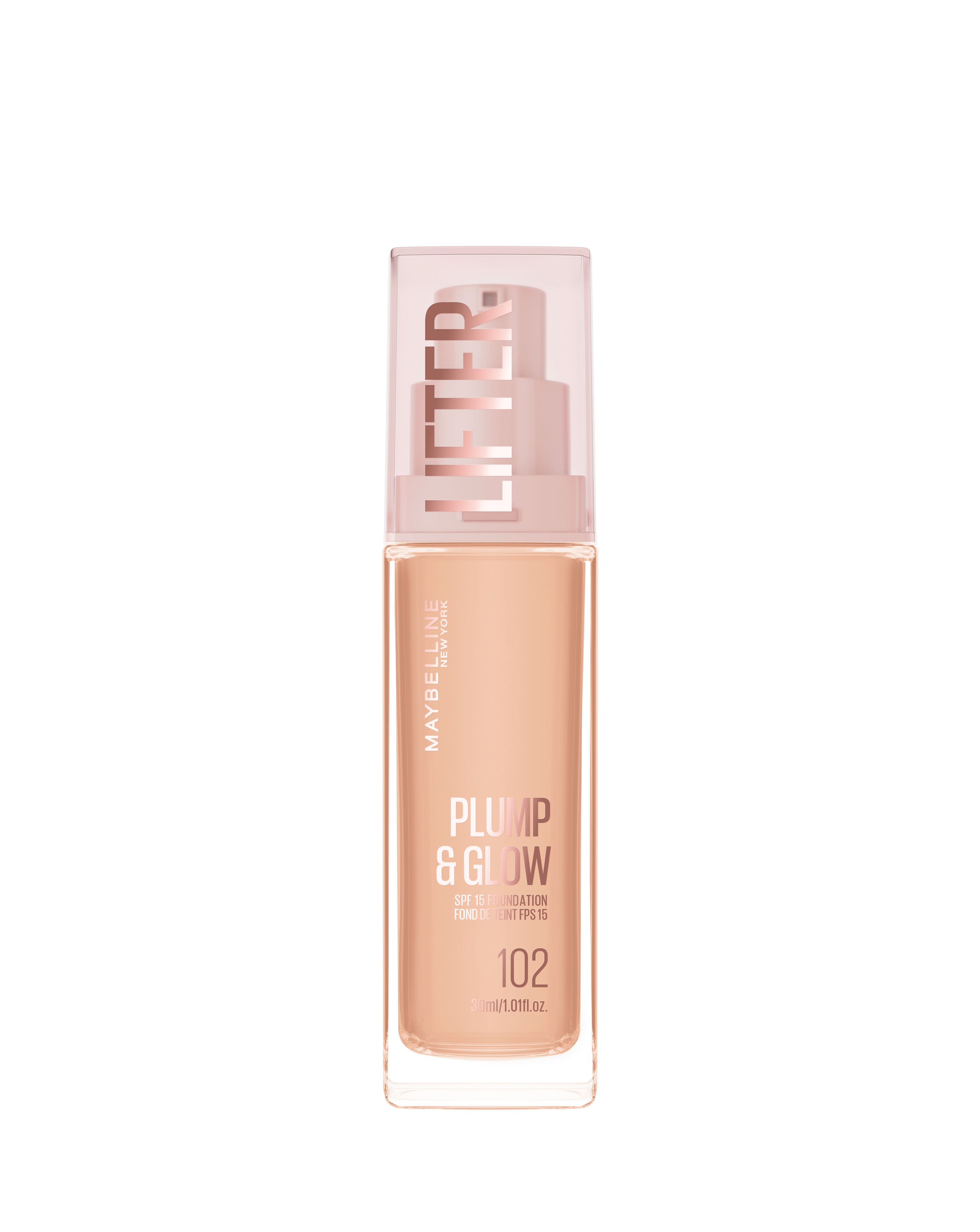 Maybelline Plump & Glow Foundation #102