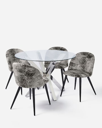 Bodie 4 Seater with 4 Savannah Chairs