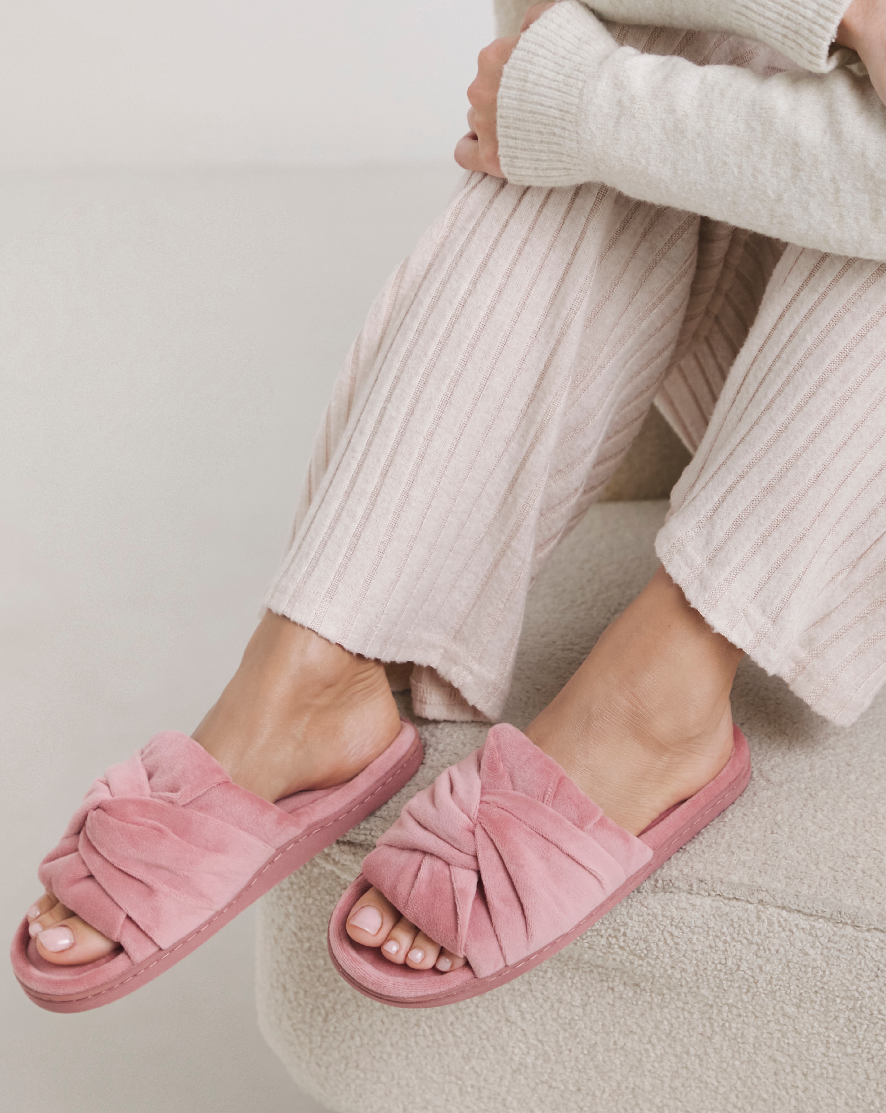 Twist Upper Mule Slipper Wide
