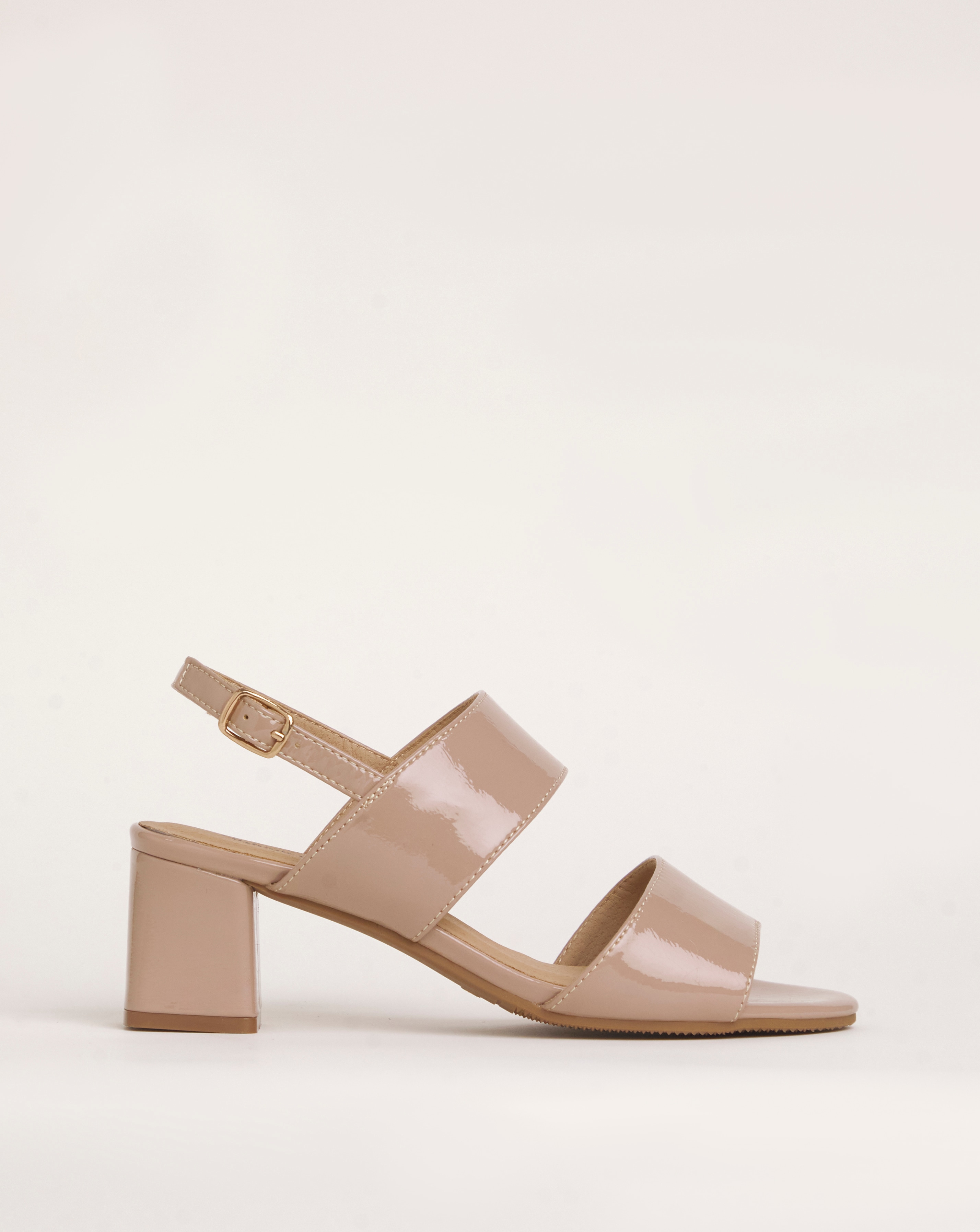 Cushion Walk Block Heel Sandals E Fit